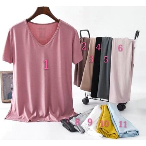 Sexy V-Neck T-shirt Women Short Sleeve Club Top Elastic Show ThinTshirts Big Size Fashion Soft Summer Ventilation Streetwear