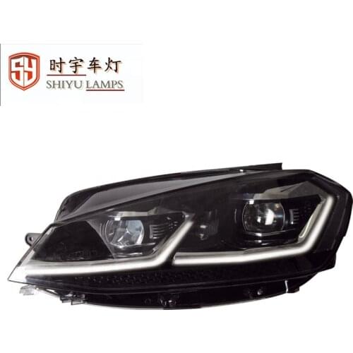Halogen upgrade xenon headlamp lights golf 7.5 headlight for sell