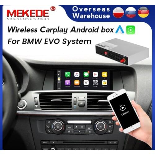 GPS Navigation Car Multimedia Built-in Wireless CarPlay Android Auto Box For BMW EVO ID5 ID6 System 2017 2018 2019