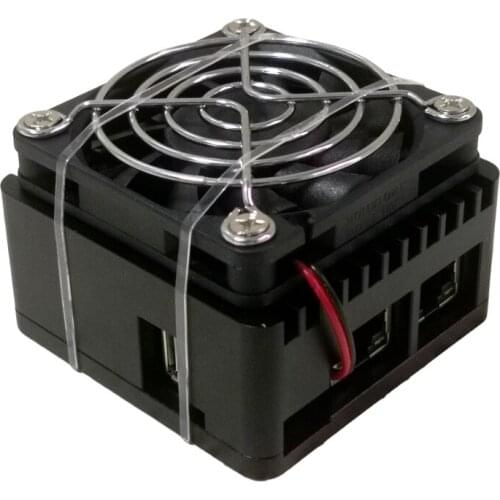 NanoPi R2S metal shell with cooling fan cooling aluminum alloy shell motherboard aluminum alloy protective shell accessories