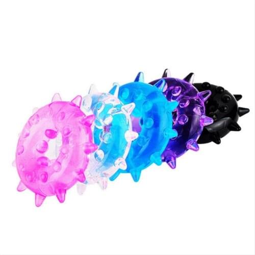 Male sex toys Silicone Time Delay Ejaculation Penis Ring Sex Toys Adults Cock RingsProduct Male Crystal Ring Color Random 1 pcs