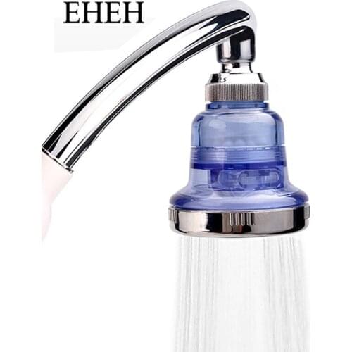 EHEH Blue Adjustable Showering Replacement Shower Head Fixed Mount 3 Function ABS Chrome Rainfall Shower Head