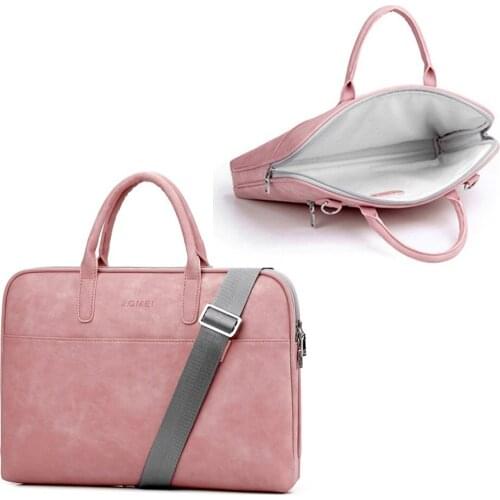 Newest Waterproof Laptop Bag 15.6 14 13 " Notebook Sleeve Carry Case for MacBook Pro Air Messenger Shoulder Sleeve for Men Women