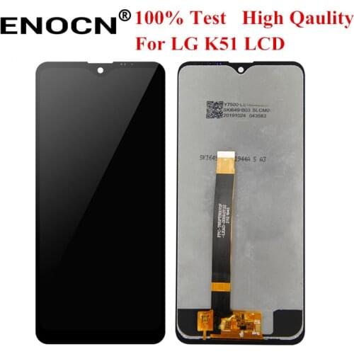 Original 6.5" For LG K51 LCD Display Touch Screen Digitizer Assembly Replacement Accessory For LG Q51 LM-Q510N lcd