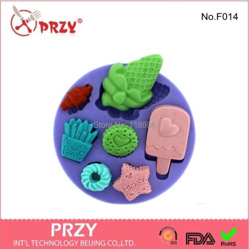 Silicone molds pudding dessert soap mould fondant mold ice cream Cake Decoration