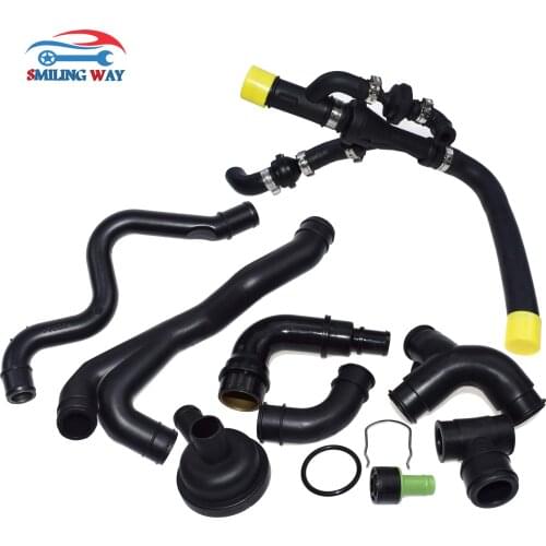SMILING WAY# Crankcase Breather Hose Pipe Valve Kit For Audi A3 A4 A6 TT VW Golf GTI Beetle Jetta Passat Bora Seat Skoda 1.8T