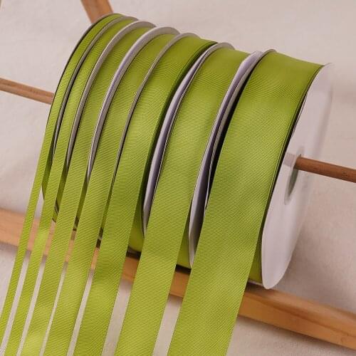 Grass Green Grosgrain Ribbons 100Yards/91Meters Ribbon Wedding Christmas Decoration Cake Gift Box Wrapper Hand DIY Accessories