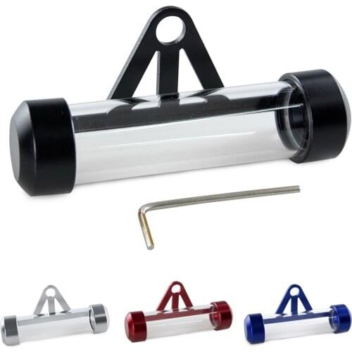 Universal Waterproof Motorcycle Motorbike Tube Tax Disc Cylindrical Holder Frame General Label Tax Single Pipe for Car