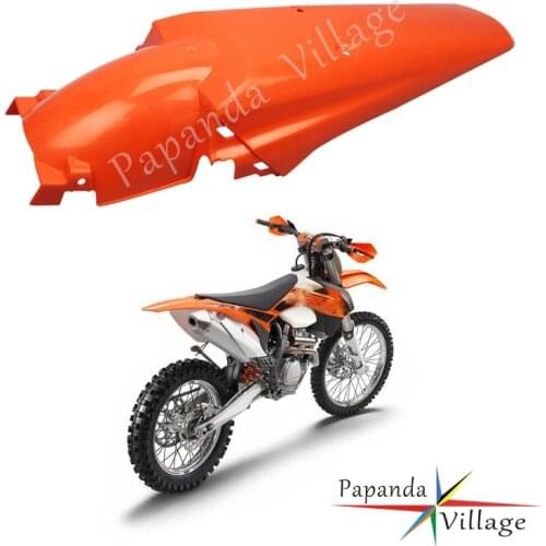 ABS Plastic Orange Universal Dirt Bike Motocross Tail Mudguards Motorcycle Rear Fenders for EC EXC XC XCF XCW SX SXF Enduro
