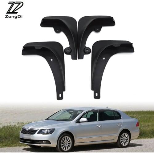 ZD Car Front Rear Mudguards For Skoda Superb Sedan B6 B8 2008-2013 2015-2016 For Skoda Rapid 2012-2014 Accessories Splash Guard