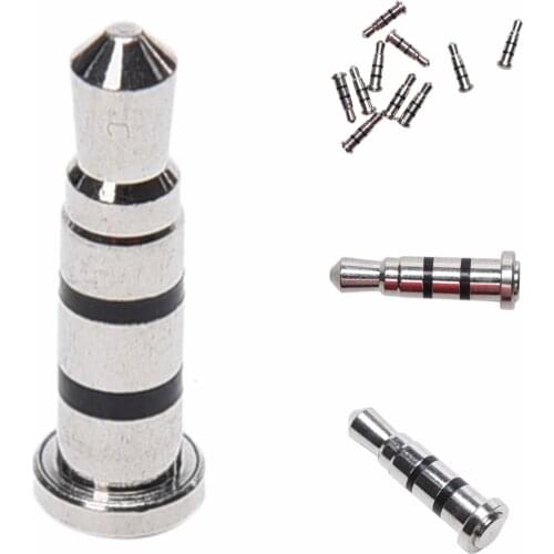 1pc 3.5mm Smart Mikey Mi Key Quick Click Button Smart Key Dustproof Plug Earphone Jack For Xiaomi Mobile Phone Silver