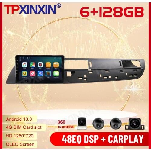2 Din Carplay Android Radio Receiver Multimedia Stereo For Citroen C5 2010 2011 2012 GPS Navigation Video Audio IPS BT Head Unit