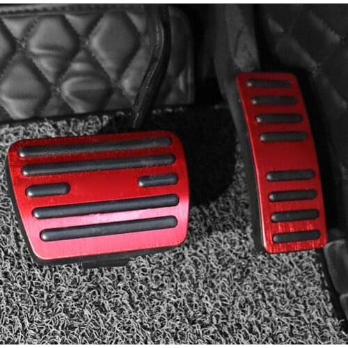2pcs for MG6 AT 2020-2021 accelerator pedal Brake pedal aluminium alloy decorate non-slip