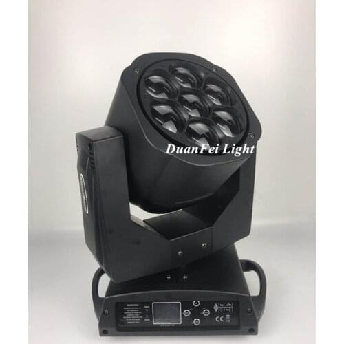 20lot RGBW Zoom Moving Head Beam LED 7x15W 4in1 Bee Eyes Moving Head Zoom Rainbow DJ Effect