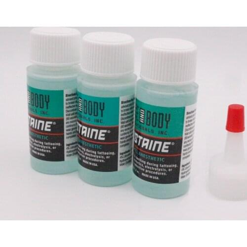 3 Pcs/lot 1.2oz Professional Sustainine Face & Body Blue Gel Semi Permanent Makeup Operation Procdure Assitance