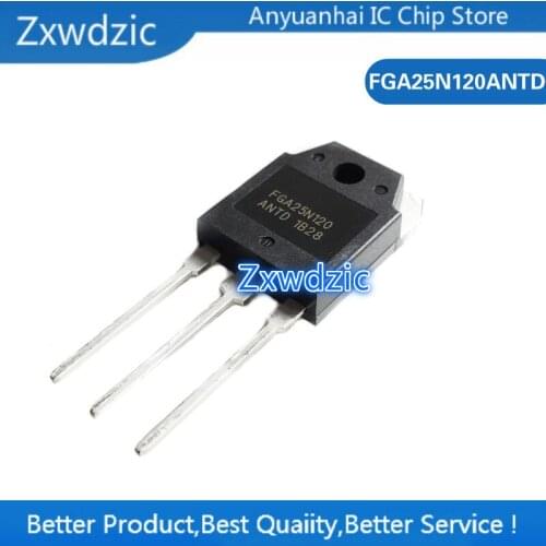 5pcs FGA25N120ANTD TO-3P FGA25N120 1200V 50A TO3P 25N120