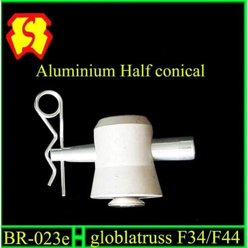 Aluminum Half connector for sleeve block and truss clamp compatible with Global and Euro