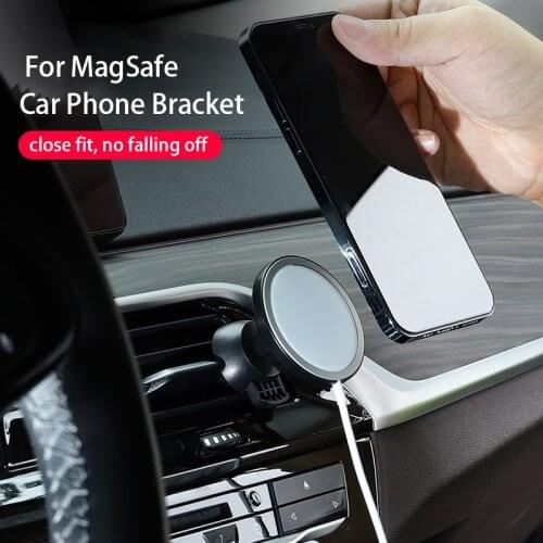 For Tesla Model 3 for MagSafe Car Holder Magnetic Wireless Charger for iPhone 12 Car Accessories Auto Support for General Cars