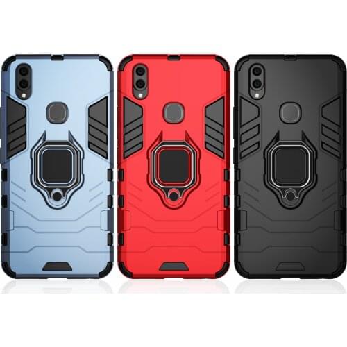 For Vivo V9 Case Magnetic Car Shockproof Ring Armor Phone Back Cover For Vivo V9 Cover vivov9 v 9 Cases For Vivo Y85 vivoy85 Z3X