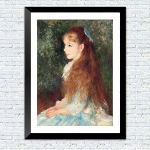 Cotton no frame classcal girl landscape canvas printings oil painting printed on cotton home wall art decoration picture