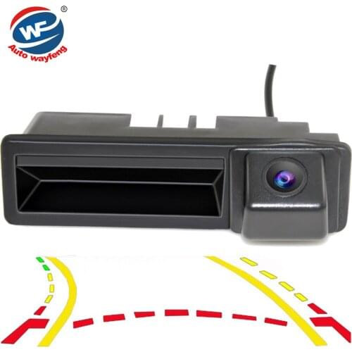 CCD Dynamic Trajectory Trunk handle Rear Camera For Cayenne Audi A4 A4L A6 A6L A7 A5 Q7 Q5 Q3 RS5 RS6 A3 A8L Mirror Rearview Cam