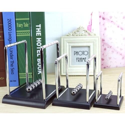 Early Fun Development Educational Desk Toy Gift Newtons Cradle Steel Balance Ball Physics Science Pendulum Home Decoration HOT