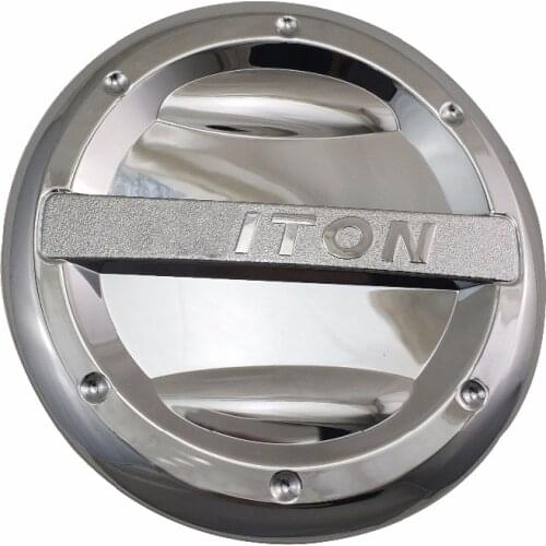 ABS Chrome plated FOR Mitsubishi Triton L200 2005-2018 Accessories Matte Black Fuel Tank Cap Cover