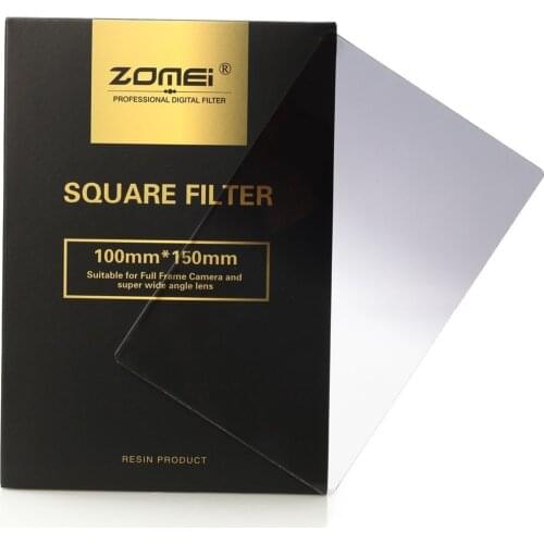 ZOMEI 150*100MM Square filter Graduated Neutral Density ND2 ND4 ND8 ND16 for Cokin Z and Lee 100mm filter holder