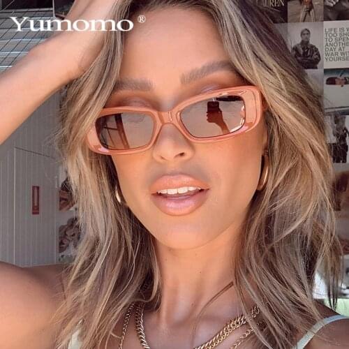 Summer 2021 Steampunk Sunglasses Women Small Square Clear Shades Fashion Rectangle Sun Glasses Ladies Vintage Eyewear UV400