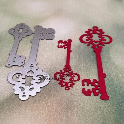 Key lock Metal Cutting Dies Stencils For DIY Scrapbooking Decorative Embossing Handcraft Die Cutting Template