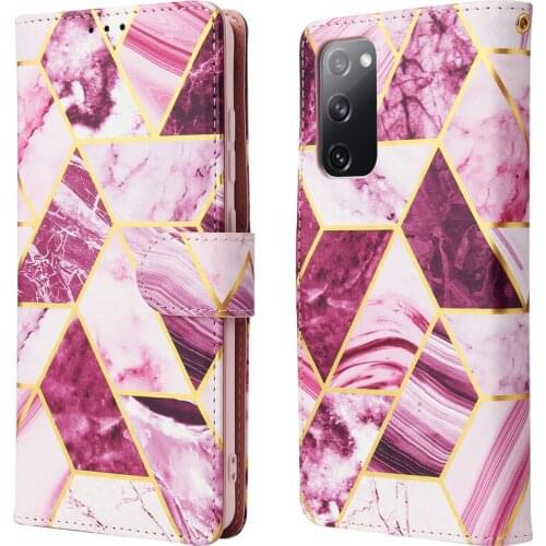 Marble Case For Samsung Galaxy A20 A10 A10S A20S A20E A30 A40 A50 A70 A01Core A51 A71 A51 A21 A31 Flip Leather Stand Wallet Case