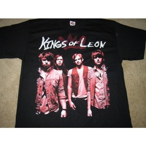 KINGS OF LEON Band Pic T-Shirt New Old Stock T-Shirt Shirt Men