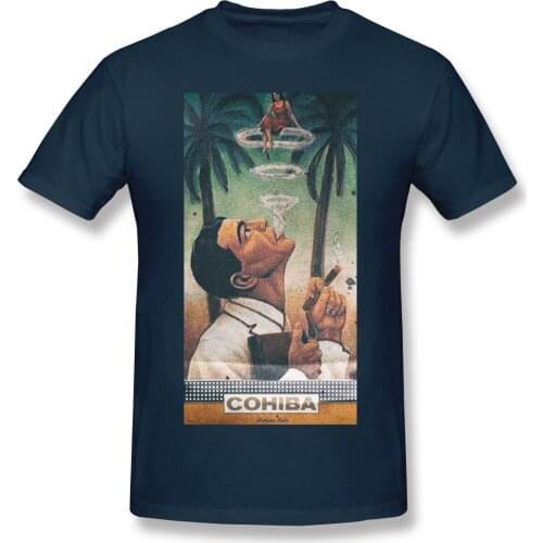 Man Cohiba Cuban Cigar Artwork T17 Case travel Funny Graphic shirt