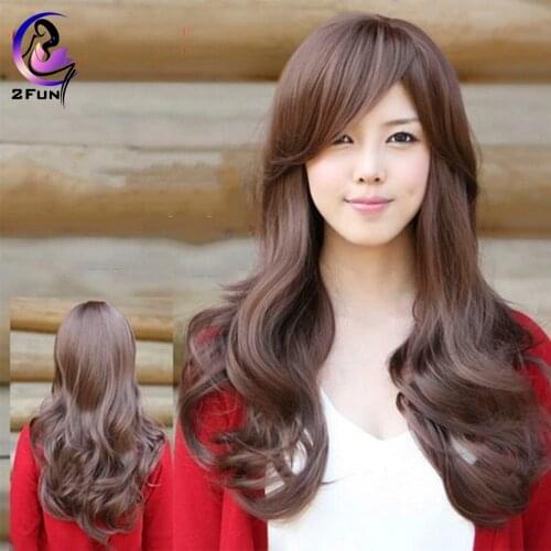Wigs for Inflatable Dolls Brown Hair Approx. 60cm