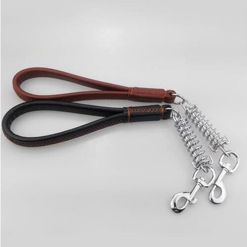 1piece/lot Strong short Traffic Lead Dog Leashes rope pet dog traction leash training lead with spring for large dogs