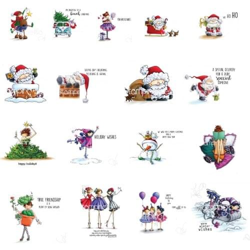 Clear stamp Transparent Clear Silicone Stamp/Seal for DIY scrapbooking/photo album Decorative card making