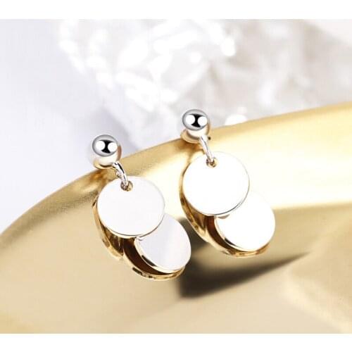 MENGYI Kpop Trend Irregular Hanging Earrings For Womens Dainty Round Unusual 9 2 5 Drop Earrings Outer Banks Party Best Jewelry