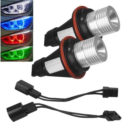 10W LED Angel Eyes Marker Lights Bulbs Error Free For BMW E39 M5 E53 X5 E60 M5 E61 E63 E64 M6 E65 E66 E83 X3 E87 525i 530i xi