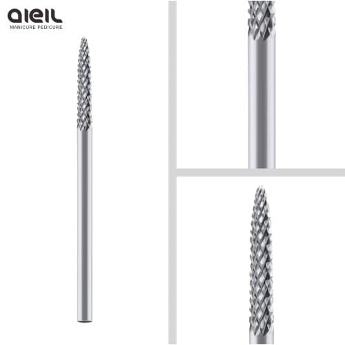 Carbide Nail Drill Bit 3/32" Milling Cutter For Manicure Rotary Burr Nail Drill Accessories Gel Removal