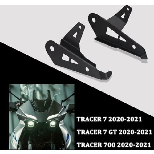Motorcycle Fog Lights Auxiliary Bracket Driving Lamp Spotlight Bracket Holder Spot Light For YAMAHA TRACER 700 2021 TRACER 7 GT