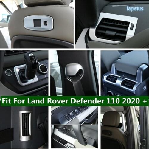 Tail Trunk Hook / B Pillar Handle / Gear Box Base / Seat Belt / Glass / Cup Cover Trim For Land Rover Defender 110 2020 2021