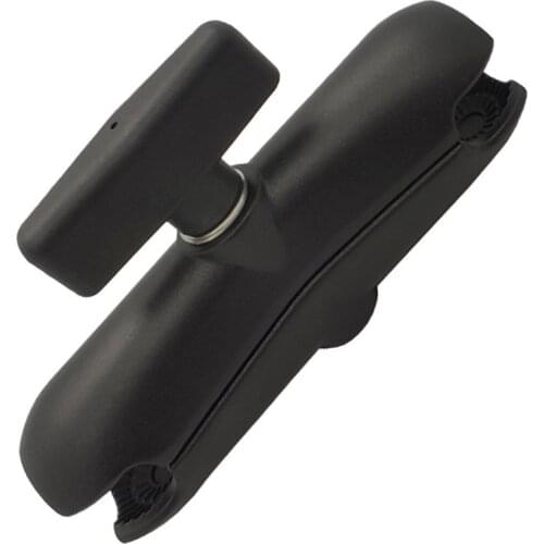 145mm or 90mm Aluminum 1.5 inch Ballhead Mount Double Socket Arm with 1.5 inch Ball Base Mount Motorcycle Camera Arm