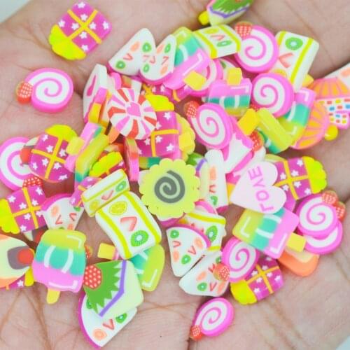 20g Polymer Clay Candy Sprinkles,Party Decoration Confetti-Slime Playing Supplements-Scrapbook Cardmaking Supplies-Not Edible
