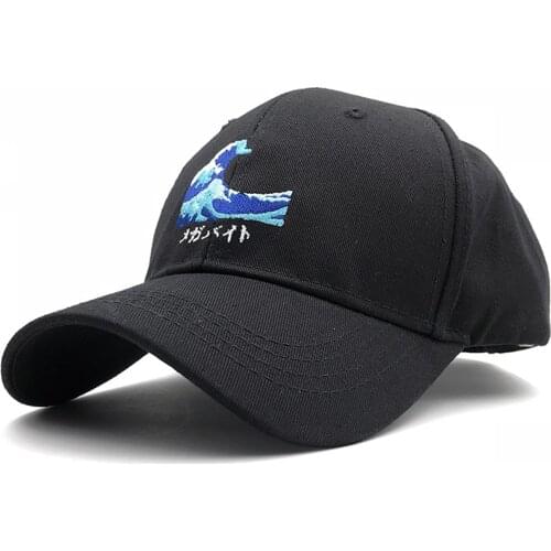 2020 NHip Hop Baseball Caps Streetwear Unisex Letter Caps Women Men Snapback Cap Dad Hat Adjustable Gorras Black White