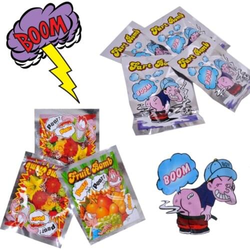 5pcs Bags Stink Bomb Funny Fart Bomb Smelly Funny Gags Practical Jokes Fool Toy Prank funny toys Funny party toys
