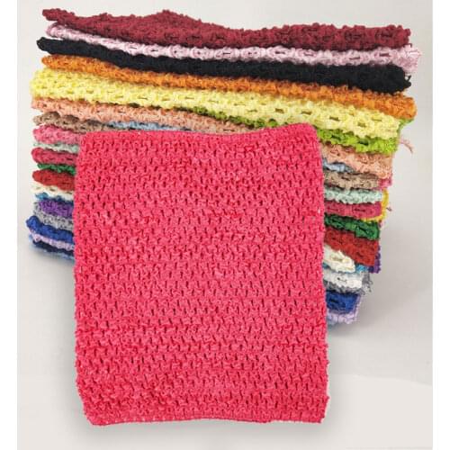 9/6 Inches Tutu Tube Tops Bustier Wrapped Chest DIY Elastic Crochet Wide Knitted Girl Skirt Accessories 5ZSH939/940