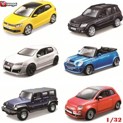 Bburago 1:32 Alfa Golf Alpha Fi Diecasts & Toy Vehicles Metal Toy Car Model High Simulation Collection Kids Toys Genuine License