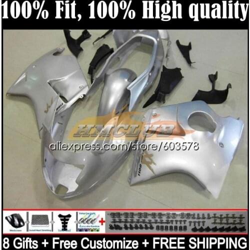 Blackbird For HONDA CBR1100XX 02 03 04 05 06 07 29CL.100 CBR1100 CBR 1100 XX 1996 1997 1998 1999 2000 2001 Fairings gloss silver