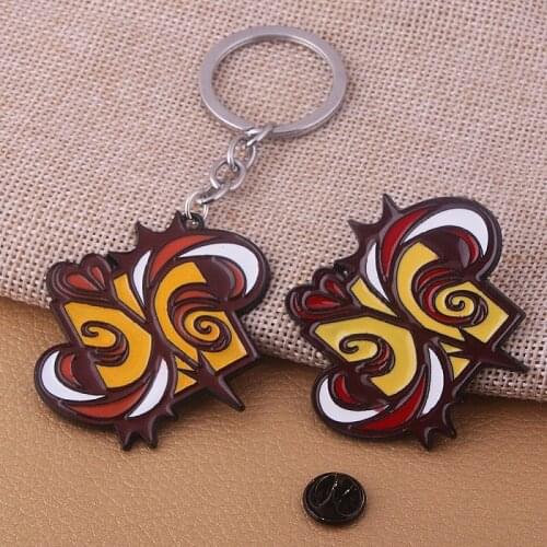 Anime SK∞ SK8 the Infinity keychain Reki Kyan Miya Langa Cosplay Cartoon Costume Props Metal Badge Pin pendant keyring boys gift