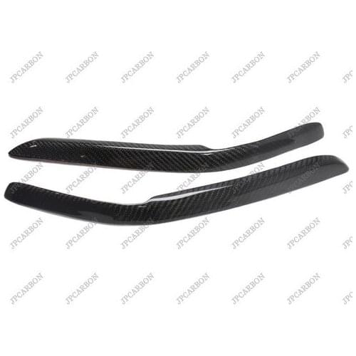 Carbon Fiber Headlight Eyebrows Eyelids Covers for 2002-2003 Mitsubishi Lancer